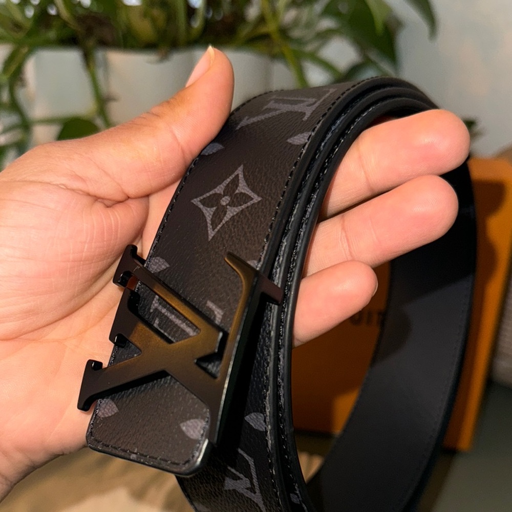 Black Monogram Belt by Louis Vuitton - Picture 6 of 14